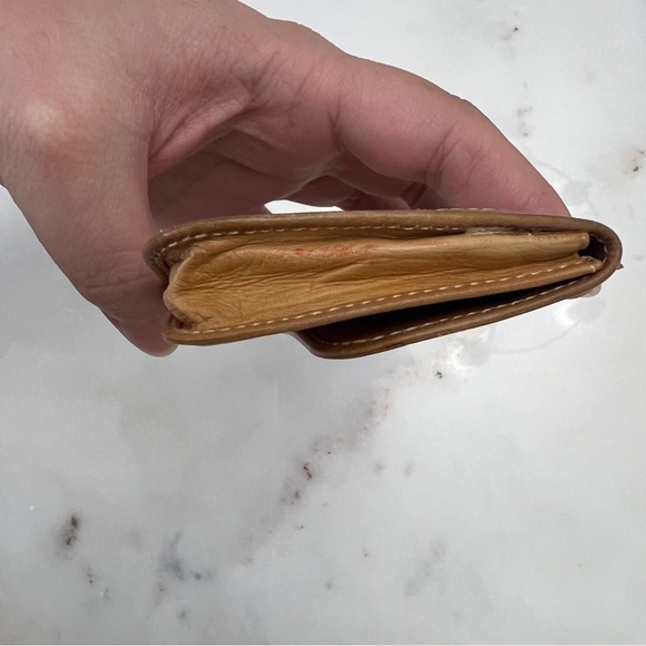 Gucci Micro GG Tan Leather & Cream Canvas Card Holder Wallet - Picture 10 of 16